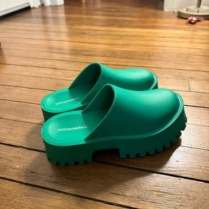 Bae Platform Mules by Jeffrey Campbell size 9